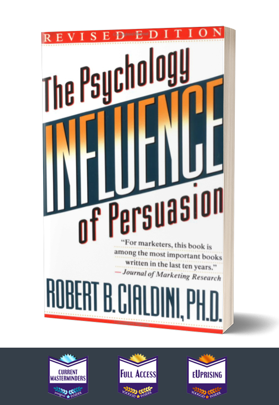 Influence: The Psychology of Persuasion by Robert Cialdini is the best book  ever written on Influence.
